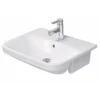 Duravit DuraStyle 550mm 1TH Semi-Recessed Basin -Shower Essence 0375550000 l