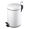 White 3 Litre Pedal Bin -Shower Essence 0506422l