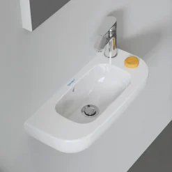 Duravit D-Code 500mm 1TH Wall Hung Handrinse Basin -Shower Essence 0706500008 d3