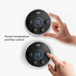 Mira Platinum Ceiling Fed Digital Shower - Pumped 12 Mira Platinum Ceiling Fed Digital Shower - Pumped -Shower Essence 1.1666.002 d3n