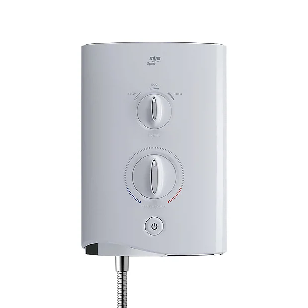 Mira - Sport Multi-fit 9.8kw Electric Shower - White & Chrome 8 Mira - Sport Multi-fit 9.8kw Electric Shower - White & Chrome - Image 6