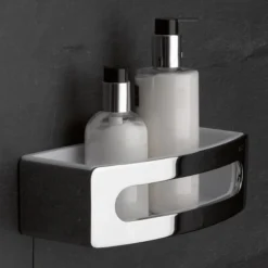 Keuco Elegance Shower Basket - Chrome/White 8 Keuco Elegance Shower Basket - Chrome/White -Shower Essence 11658010000 d1