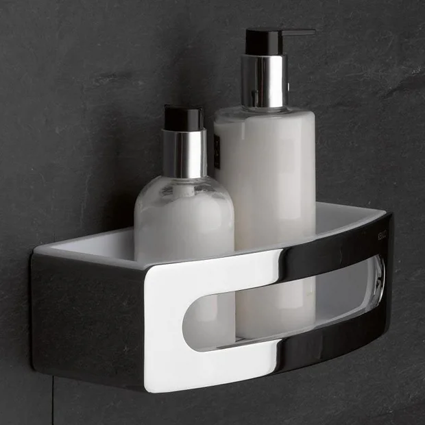 Keuco Elegance Shower Basket - Chrome/White 5 Keuco Elegance Shower Basket - Chrome/White - Image 3