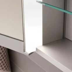 Keuco Royal Match 650mm Semi-Recessed LED Illuminated Mirror Cabinet -Shower Essence 12801171331 d5 5