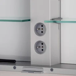 Keuco Royal Match 800mm Semi-Recessed LED Illuminated Mirror Cabinet -Shower Essence 12801171331 d6 1