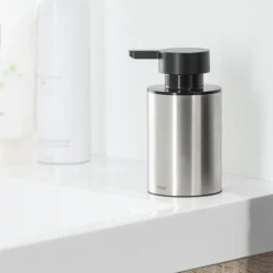Tiger Colar Freestanding Soap Dispenser - Brushed Stainless Steel -Shower Essence 1313530946 d2