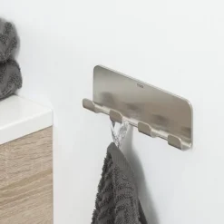 Tiger Colar Multi Towel Hook - Brushed Stainless Steel