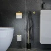 Tiger Tune Swivel Soap Dispenser - Brushed Brass/Black