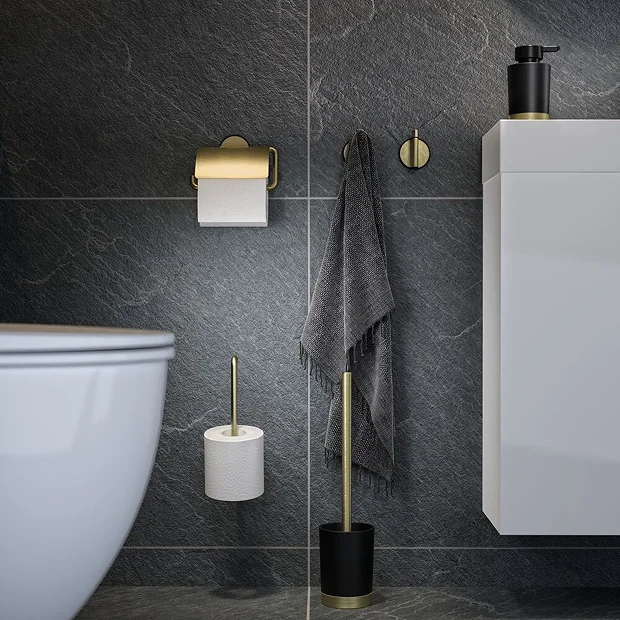 Tiger Tune Freestanding Soap Dispenser - Brushed Brass/Black 3 Tiger Tune Freestanding Soap Dispenser - Brushed Brass/Black