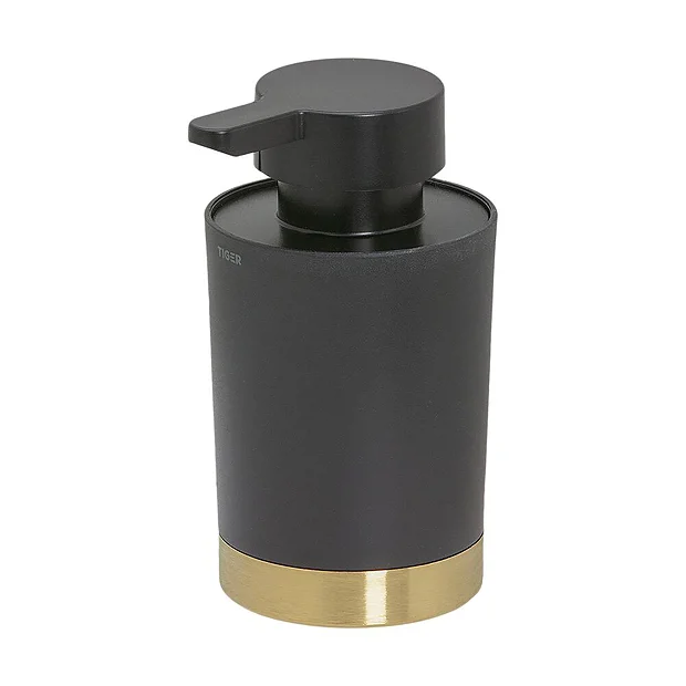 Tiger Tune Freestanding Soap Dispenser - Brushed Brass/Black 4 Tiger Tune Freestanding Soap Dispenser - Brushed Brass/Black - Image 2