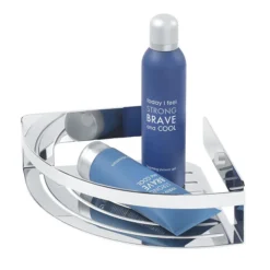 Tiger Caddy Large Corner Shower Basket - Chrome -Shower Essence 1400630346 l