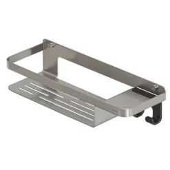 Tiger Caddy Shower Basket With Hook - Brushed Stainless Steel -Shower Essence 1401030946 d2