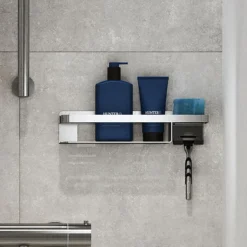 Tiger Caddy Shower Basket With Hook - Brushed Stainless Steel -Shower Essence 1401030946 d4