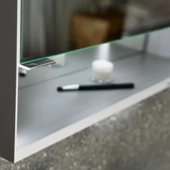 Keuco Royal Lumos Semi-Recessed LED Illuminated Mirror Cabinet -Shower Essence 14301171131 d2