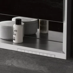 Keuco Royal Lumos 1200mm Semi-Recessed LED Illuminated Mirror Cabinet -Shower Essence 14301171131 d3 5