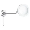 Searchlight IP44 Chrome Illuminated Adjustable Bathroom Mirror 2 Searchlight IP44 Chrome Illuminated Adjustable Bathroom Mirror -Shower Essence 1456cc l