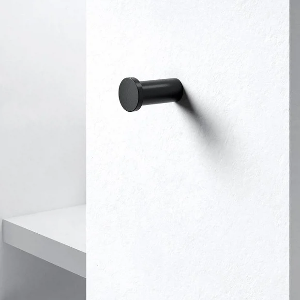 Keuco Plan Robe Hook - Black 5 Keuco Plan Robe Hook - Black - Image 3