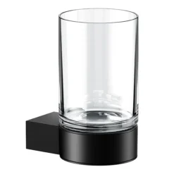 Keuco Plan Tumbler & Holder - Black
