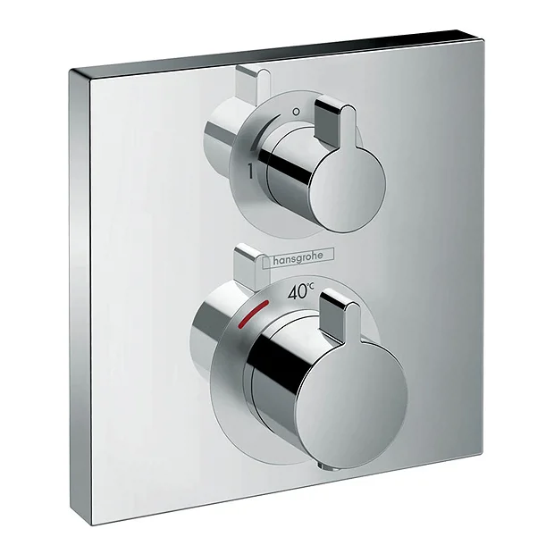 Hansgrohe Ecostat Thermostat 1 Function Concealed Finish Set 3 Hansgrohe Ecostat Thermostat 1 Function Concealed Finish Set
