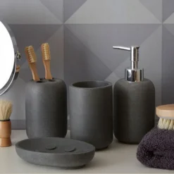 Canyon Grey Stone Effect Lotion Dispenser