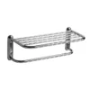 Chrome Wall Mounted Towel Shelf -Shower Essence 1601518 l
