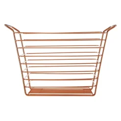 Shine Copper Plated Wire Basket -Shower Essence 1601609 d1