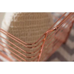 Shine Copper Plated Wire Basket -Shower Essence 1601609 d3