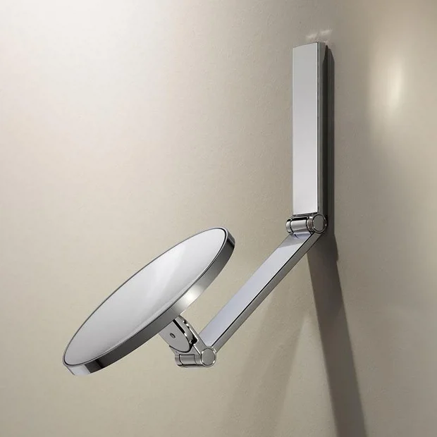 Keuco ILook Move Round Non-Illuminated Cosmetic Mirror - Chrome 7 Keuco ILook Move Round Non-Illuminated Cosmetic Mirror - Chrome - Image 5