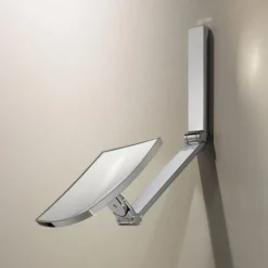 Keuco ILook Move Square Non-Illuminated Cosmetic Mirror - Chrome -Shower Essence 17613010000 d3