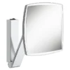 Keuco ILook Move Square Illuminated Cosmetic Mirror - Chrome -Shower Essence 17613019004 d1