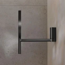 Keuco Plan Wall Mounted Cosmetic Mirror - Black -Shower Essence 17649370002 d2