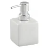 Wenko Square Ceramic Soap Dispenser - White -Shower Essence 17845100l