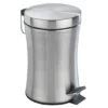 Wenko Pieno 3 Litre Pedal Bin - Stainless Steel -Shower Essence 18957100l