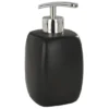 Wenko Faro Ceramic Soap Dispenser - Black