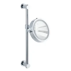 Wenko Power-Loc LED Carpi 5x Magnification Wall Mounted Mirror -Shower Essence 20907100 d1