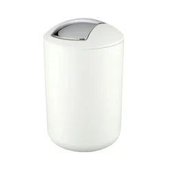 Wenko Brasil White Swing Cover Bin