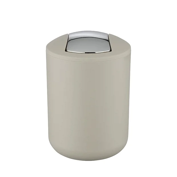 Wenko Brasil Taupe Swing Cover Bin 3 Wenko Brasil Taupe Swing Cover Bin