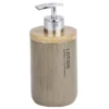 Wenko Palo Taupe Polyresin / Bamboo Soap Dispenser