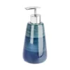 Wenko Pottery Petrol Ceramic Soap Dispenser -Shower Essence 22647100 l