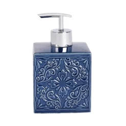 Wenko Cordoba Blue Ceramic Soap Dispenser