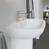 Duravit D-Code 1TH Basin + Full Pedestal