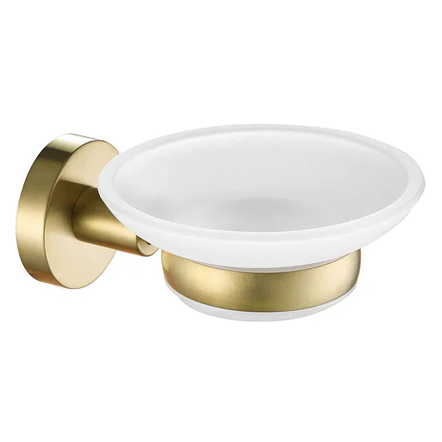 JTP Vos Brushed Brass Soap Dish 3 JTP Vos Brushed Brass Soap Dish