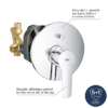 Grohe QuickFix Start Concealed Single Lever Bath Shower Mixer 1 Grohe QuickFix Start Concealed Single Lever Bath Shower Mixer -Shower Essence 23558002 d1