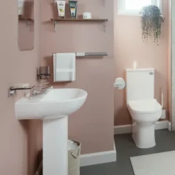 AKW Onyx Tumbler And Holder Chrome