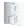 Grohe Grohtherm Cube 1-Outlet Thermostatic Shower Mixer Trim With Shut-Off Valve -Shower Essence 24153000 d3