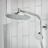 Hansgrohe Crometta S EcoSmart Showerpipe 240 Thermostatic Shower Mixer -Shower Essence 27268000.ai1