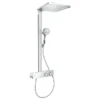 Hansgrohe Raindance E Showerpipe 300 With ShowerTablet 350 Thermostatic Shower