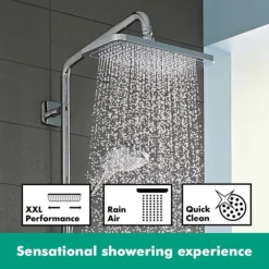 Hansgrohe Croma E Showerpipe 280 Thermostatic Bath Shower Mixer -Shower Essence 27687000 d1