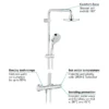 Grohe New Tempesta Cosmopolitan 160 Thermostatic Shower System -Shower Essence 27922000 d6