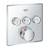 Grohe Grohtherm SmartControl Thermostat Square 3 Outlet Concealed Mixer Trim 2 Grohe Grohtherm SmartControl Thermostat Square 3 Outlet Concealed Mixer Trim -Shower Essence 29126000 l